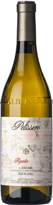 14,95 € Free Shipping | White wine Pelissero Rigadin D.O.C. Langhe Piemonte Italy Riesling Bottle 75 cl