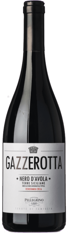 12,95 € | 红酒 Cantine Pellegrino Gazzerotta I.G.T. Terre Siciliane 西西里岛 意大利 Nero d'Avola 75 cl