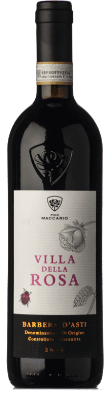 9,95 € Free Shipping | Red wine Pico Maccario Villa della Rosa D.O.C. Barbera d'Asti