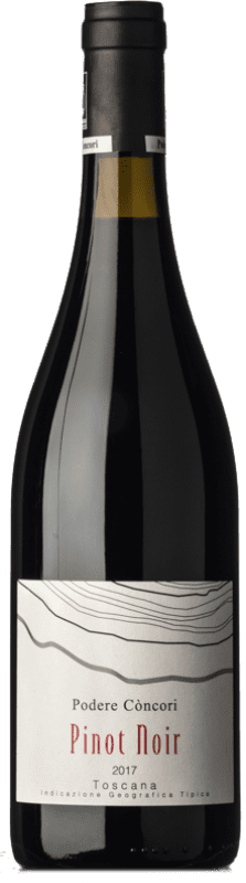 Free Shipping | Red wine Concori I.G.T. Toscana Tuscany Italy Pinot Black 75 cl