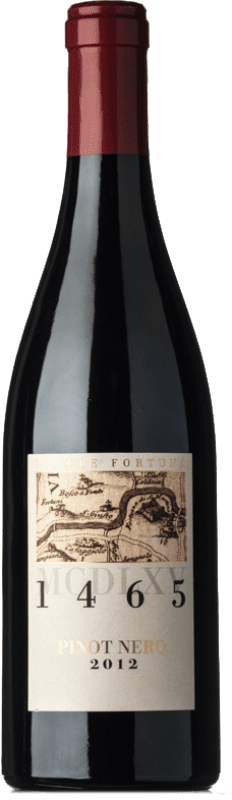 Бесплатная доставка | Красное вино Fortuna 1465 I.G.T. Toscana Тоскана Италия Pinot Black 75 cl