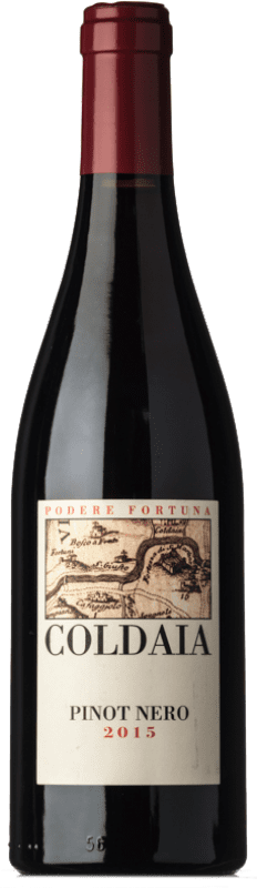 Free Shipping | Red wine Fortuna Coldaia I.G.T. Toscana Tuscany Italy Pinot Black 75 cl