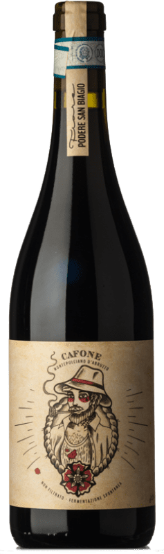 Free Shipping | Red wine San Biagio Cafone D.O.C. Montepulciano d'Abruzzo Abruzzo Italy Montepulciano 75 cl