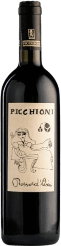 19,95 € | Red wine Picchioni Rosso d'Asia D.O.C. Oltrepò Pavese Lombardia Italy Croatina, Ughetta 75 cl