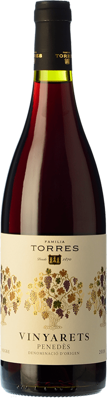 17,95 € 送料無料 | 赤ワイン Torres Vinyarets オーク D.O. Penedès