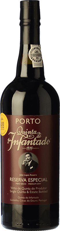 Free Shipping | Fortified wine Quinta do Infantado Especial Reserve I.G. Douro Douro Portugal Touriga Franca, Touriga Nacional, Tinta Roriz, Tinta Cão 75 cl