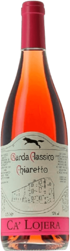 Kostenloser Versand | Rosé-Wein Ca' Lojera D.O.C. Chiaretto Riviera del Garda Classico Lombardei Italien Sangiovese, Barbera, Marzemino, Groppello 75 cl