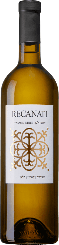 Бесплатная доставка | Белое вино Recanati Yasmin White Израиль Chardonnay, Sauvignon White 75 cl