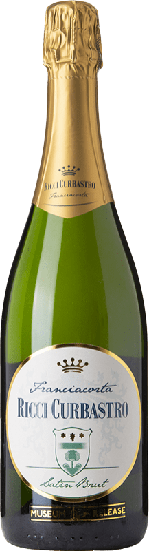 送料無料 | 白スパークリングワイン Ricci Curbastro Museum Satèn Brut D.O.C.G. Franciacorta ロンバルディア イタリア Chardonnay 75 cl