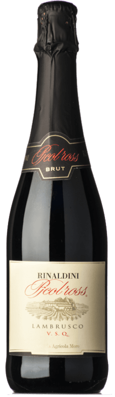 11,95 € | Red sparkling Rinaldini Metodo Classico Brut I.G.T. Emilia Romagna Emilia-Romagna Italy Lambrusco Bottle 75 cl