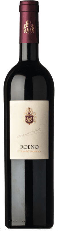 Бесплатная доставка | Красное вино Roeno Il Vino del Fondatore I.G.T. Vallagarina Венето Италия Merlot, Cabernet Sauvignon, Cabernet Franc 75 cl