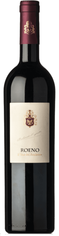 Free Shipping | Red wine Roeno Il Vino del Fondatore I.G.T. Vallagarina Veneto Italy Merlot, Cabernet Sauvignon, Cabernet Franc 75 cl