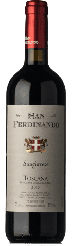Free Shipping | Red wine San Ferdinando I.G.T. Toscana Tuscany Italy Sangiovese 75 cl
