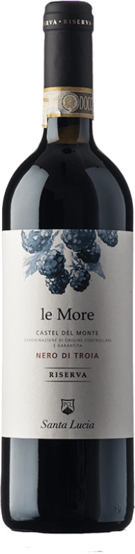 Envoi gratuit | Vin rouge Saint Lucia Distillers Le More Réserve D.O.C.G. Castel del Monte Nero di Troia Riserva Pouilles Italie Nero di Troia 75 cl