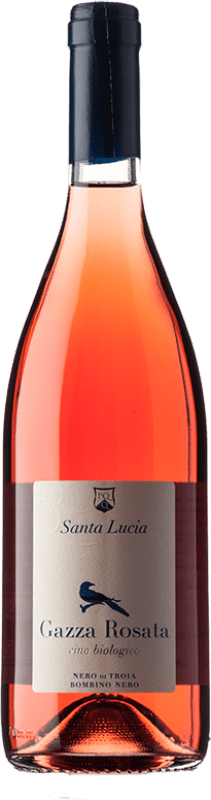 Kostenloser Versand | Rosé-Wein Saint Lucia Distillers Gazza Rosata I.G.T. Puglia Apulien Italien Nero di Troia, Bombino Schwarz 75 cl