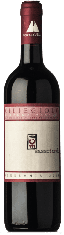 Envoi gratuit | Vin rouge Sassotondo D.O.C. Maremma Toscana Toscane Italie Ciliegiolo 75 cl