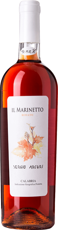 Free Shipping | Rosé wine Sergio Arcuri Il Marinetto Young I.G.T. Calabria Calabria Italy Gaglioppo 75 cl