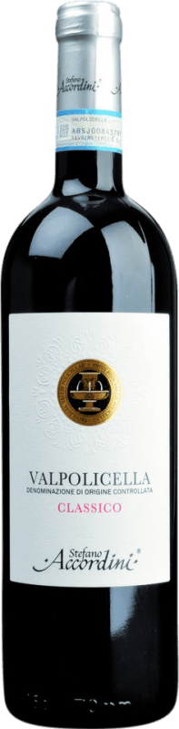 Free Shipping | Red wine Stefano Accordini Classico D.O.C. Valpolicella Veneto Italy Corvina, Rondinella, Molinara 75 cl