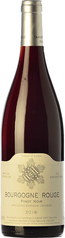 Envoi gratuit | Vin rouge Sylvain Bzikot Rouge Crianza A.O.C. Bourgogne Bourgogne France Pinot Noir 75 cl