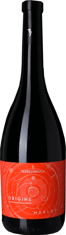 Бесплатная доставка | Красное вино Terre di Bruca Origine D.O.C. Sicilia Сицилия Италия Merlot 75 cl