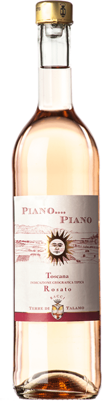 17,95 € | Rosé-Wein Terre di Talamo Rosé Piano Piano I.G.T. Toscana Toskana Italien Cabernet Sauvignon, Sangiovese 75 cl