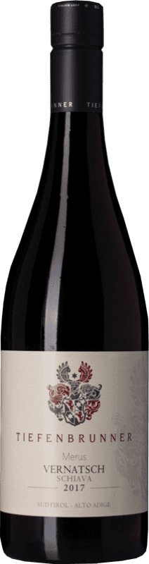 11,95 € | Красное вино Tiefenbrunner Merus D.O.C. Alto Adige Трентино-Альто-Адидже Италия Schiava 75 cl