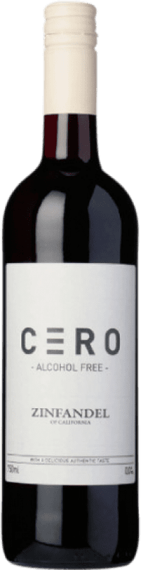 Free Shipping | Red wine Cero California United States Zinfandel 75 cl Alcohol-Free