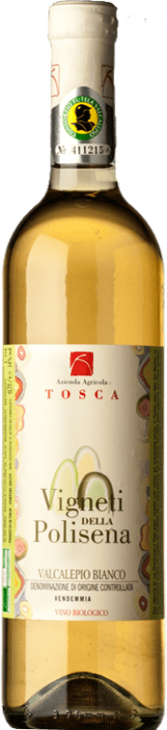 Бесплатная доставка | Белое вино Tosca Vigneti della Polisena D.O.C. Valcalepio Ломбардии Италия Chardonnay, Pinot Grey 75 cl