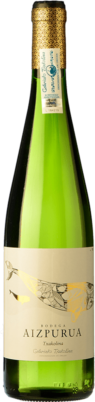 Envoi gratuit | Vin blanc Aizpurua D.O. Getariako Txakolina Pays Basque Espagne Hondarribi Zuri 75 cl