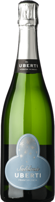 送料無料 | 白スパークリングワイン Uberti Dosaggio Zero Sublimis ブルットの自然 D.O.C.G. Franciacorta ロンバルディア イタリア Chardonnay 75 cl