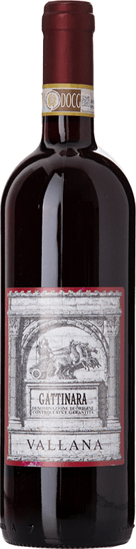 Free Shipping | Red wine Vallana D.O.C.G. Gattinara Piemonte Italy Nebbiolo 75 cl