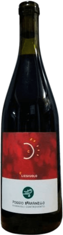 Envio grátis | Vinho tinto Poggio Bbaranèllo C Liegiuolo I.G.T. Lazio Lácio Itália Ciliegiolo 75 cl