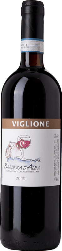 Бесплатная доставка | Красное вино Viglione Carlo Viglione D.O.C. Barbera d'Alba Пьемонте Италия Barbera 75 cl