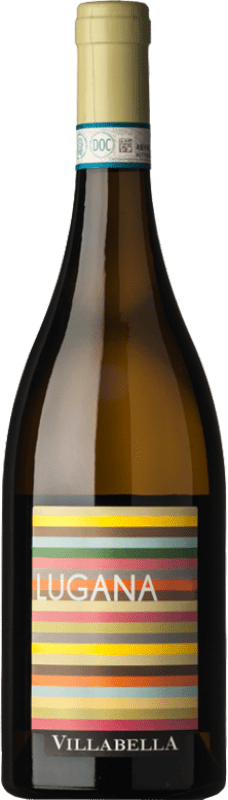 Бесплатная доставка | Белое вино Villabella D.O.C. Lugana Венето Италия Chardonnay, Trebbiano di Lugana 75 cl