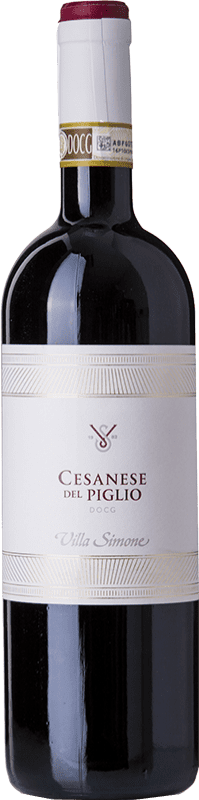 Free Shipping | Red wine Villa Simone I.G.T. Cesanese del Piglio Lazio Italy Cesanese di Affile 75 cl