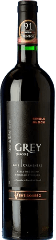 21,95 € | Rotwein Viña Ventisquero Grey Große Reserve I.G. Valle del Maipo Maipotal Chile Carmenère 75 cl