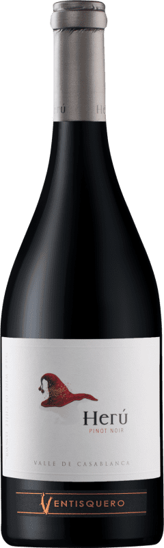 Kostenloser Versand | Rotwein Viña Ventisquero Herú Alterung I.G. Valle del Maipo Maipotal Chile Spätburgunder 75 cl