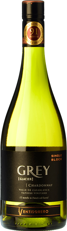 24,95 € | Vino bianco Viña Ventisquero Grey Crianza I.G. Valle de Casablanca Valle di Casablanca Chile Chardonnay 75 cl