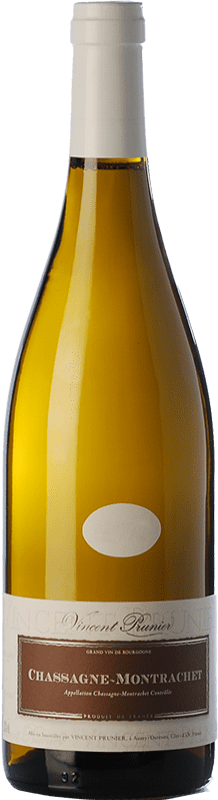 Kostenloser Versand | Weißwein Vincent Prunier Blanc Alterung A.O.C. Chassagne-Montrachet Burgund Frankreich Chardonnay 75 cl