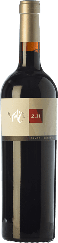 33,95 € | Red wine Olivardots Vd'O 2.11 Aged D.O. Empordà Catalonia Spain Carignan Bottle 75 cl