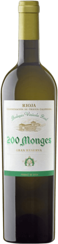 47,95 € | Vin blanc Vinícola Real 200 Monges Blanco Réserve D.O.Ca. Rioja La Rioja Espagne Viura 75 cl