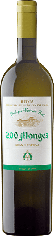 47,95 € | Vinho branco Vinícola Real 200 Monges Blanco Reserva D.O.Ca. Rioja La Rioja Espanha Viura 75 cl