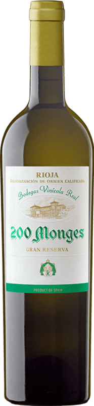 Бесплатная доставка | Белое вино Vinícola Real 200 Monges Blanco Резерв D.O.Ca. Rioja Ла-Риоха Испания Viura 75 cl