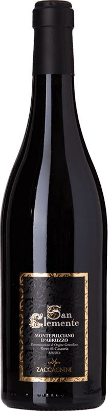 27,95 € | Red wine Zaccagnini Riserva San Clemente Reserve D.O.C. Montepulciano d'Abruzzo Abruzzo Italy Montepulciano Bottle 75 cl