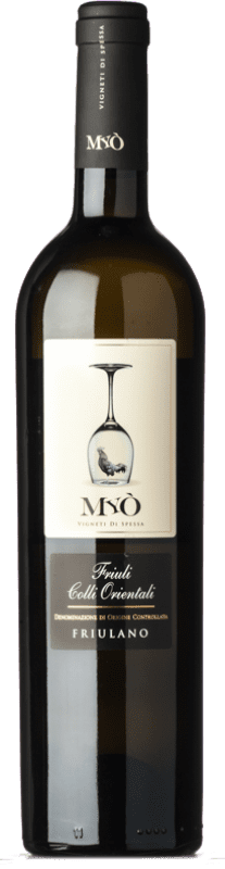 17,95 € | Белое вино Zorzettig Myò D.O.C. Colli Orientali del Friuli Фриули-Венеция-Джулия Италия Friulano 75 cl