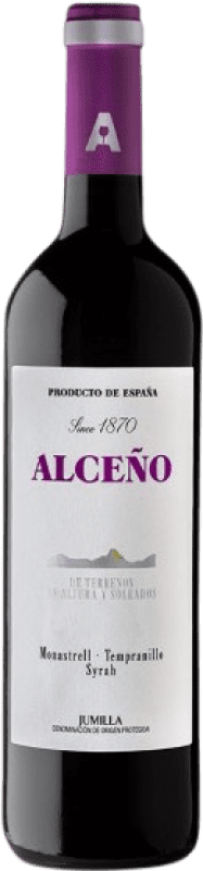 Бесплатная доставка | Красное вино Alceño Молодой D.O. Jumilla Регион Мурсия Испания Tempranillo, Syrah, Monastrell 75 cl