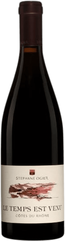 13,95 € | Red wine Stéphane Ogier Le Temps Est Venu Rouge A.O.C. Côtes du Rhône Rhône France Syrah, Grenache Tintorera 75 cl