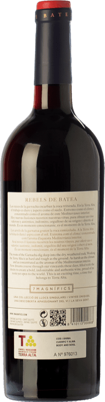 11,95 € Free Shipping | Red wine 7 Magnífics Rebels de Batea Negre Joven D.O. Terra Alta Catalonia Spain Grenache Bottle 75 cl
