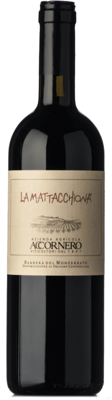 11,95 € Spedizione Gratuita | Vino rosso Accornero La Mattacchiona D.O.C. Barbera del Monferrato