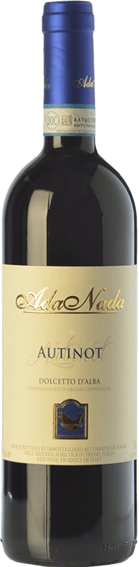12,95 € | Красное вино Ada Nada Autinot D.O.C.G. Dolcetto d'Alba Пьемонте Италия Dolcetto 75 cl